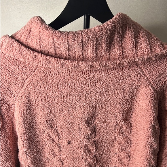 Liz Claiborne Pink Cowl Neck Sweater - Picture 7 of 8